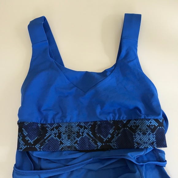 Lululemon Super Sport Tank Pipe Dream Blue Size 4 - Picture 7 of 12
